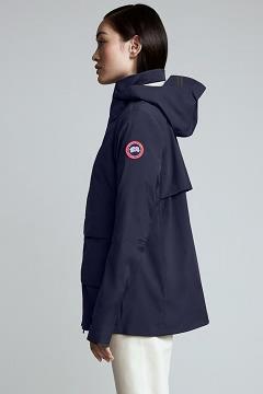 Chamarras Canada Goose Mujer México - Pacifica Chubasquero Azul Marino SB7519480